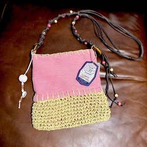Sun N Sand Pink Handmade Crossbody Purse